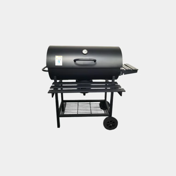 Outdoor & Patio Battery Rotisserie Oil Drum Grill
