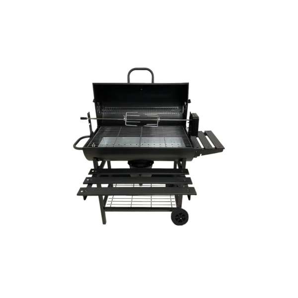Outdoor & Patio Battery Rotisserie Oil Drum Grill
