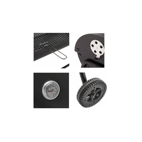 Oil Drum Charcoal Grill