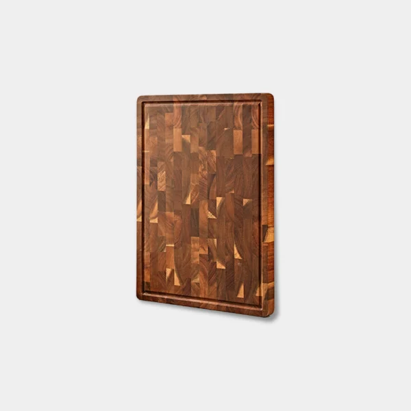 001 Acacia Wood Rectangle with Sink Chopping Board