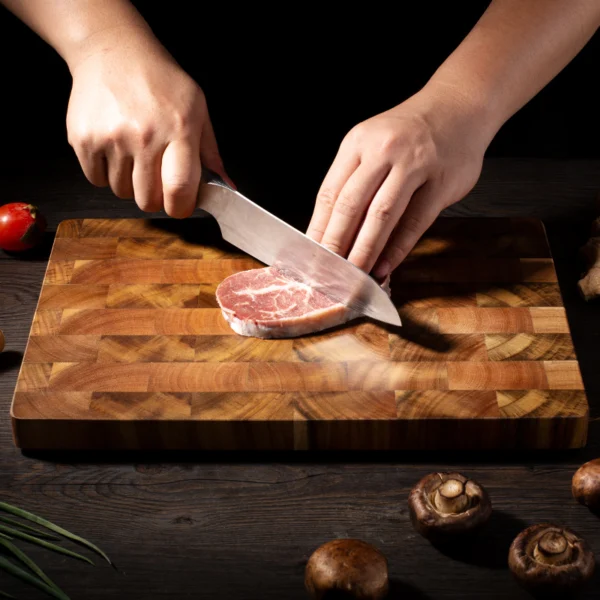 Thick Durable Double-Sided Wood Chopping Board