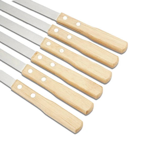 Wooden Handle BBQ Set