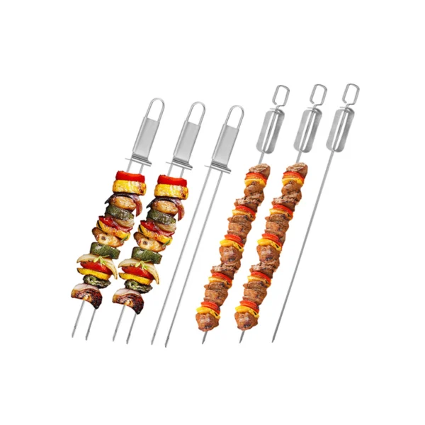 Portable Stainless Steel BBQ Skewers