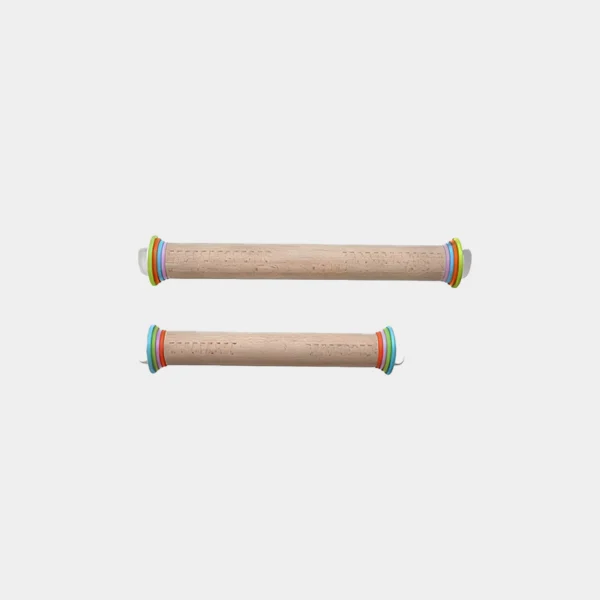 Home Adjustable Beech Wood Measuring Rolling Pin
