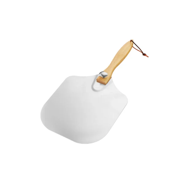 Home Pizza Set: Foldable Aluminum Peel+Semicircular Cutter+Brush (12 Inch)