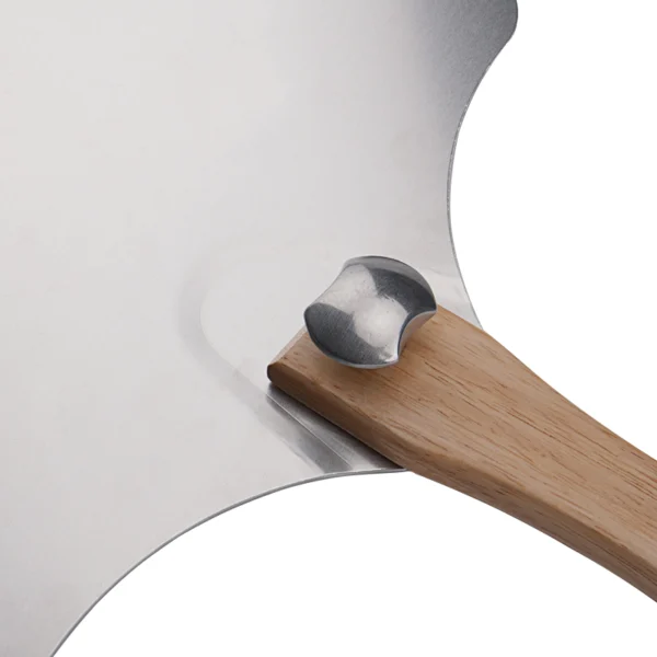 Home Pizza Set: Foldable Aluminum Peel+Semicircular Cutter+Brush (12 Inch)