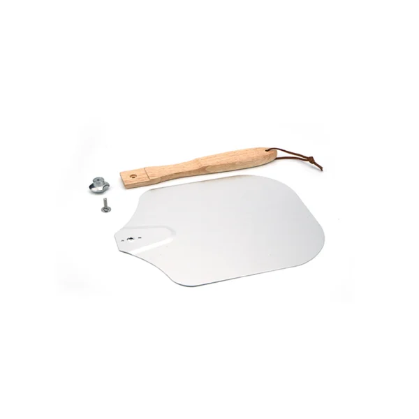 Home Pizza Set: Foldable Aluminum Peel+Semicircular Cutter+Brush (12 Inch)