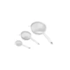 02 Plastic Strainer Set of 4 - Heat-Resistant Long Handle
