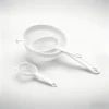 03 Plastic Strainer Set of 4 - Heat-Resistant Long Handle