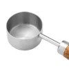 15ML 304 Stainless Steel Acacia Wood Coffee Spoon
