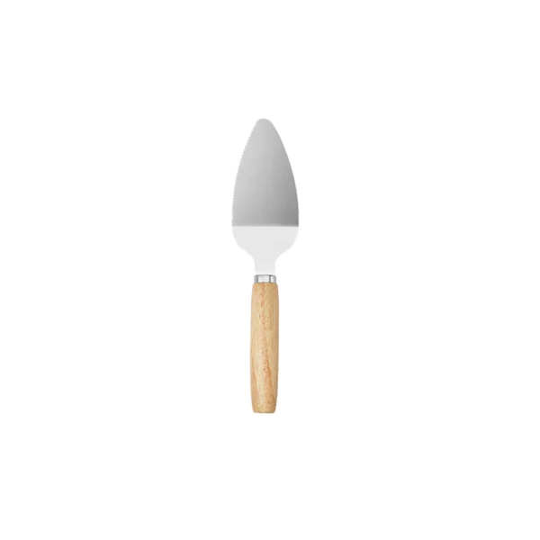 Pizza Baking Set - Wooden Handle SS Pizza Cutter & Shovel