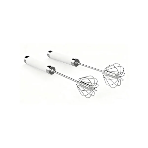 Semi-automatic press mechanism of 14-inch stainless steel egg beater