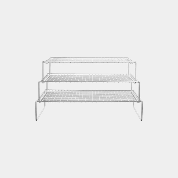 stainless steel stackable baking cooling rack for cakes and breads