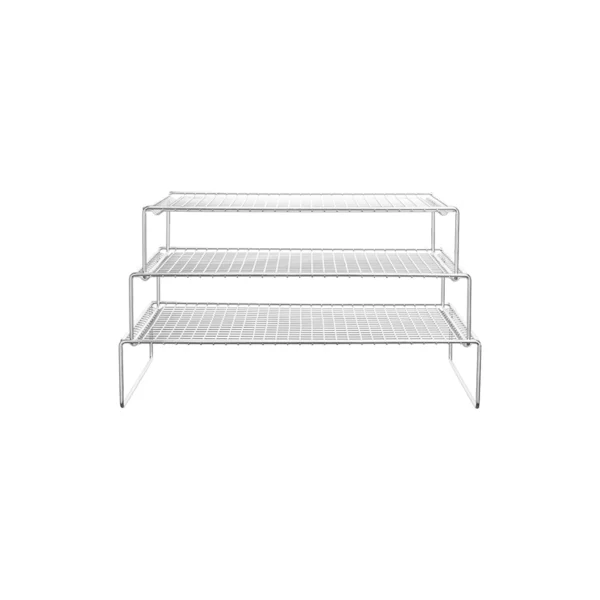 stainless steel stackable baking cooling rack for cakes and breads