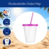 16oz BPA-Free Single-Layer Plastic Straw Tumbler002 16oz BPA-Free Single-Layer Plastic Straw Tumbler