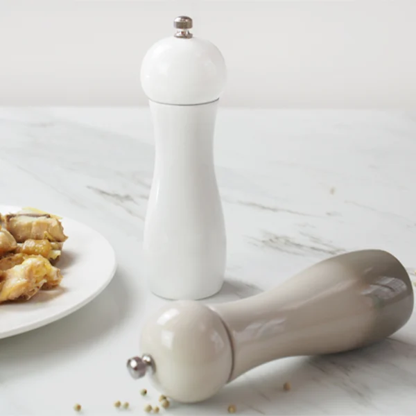 6-Inch Ceramic Pepper Grinder010 Adjustable stainless steel rivet of manual pepper grinder for coarse or fine powder