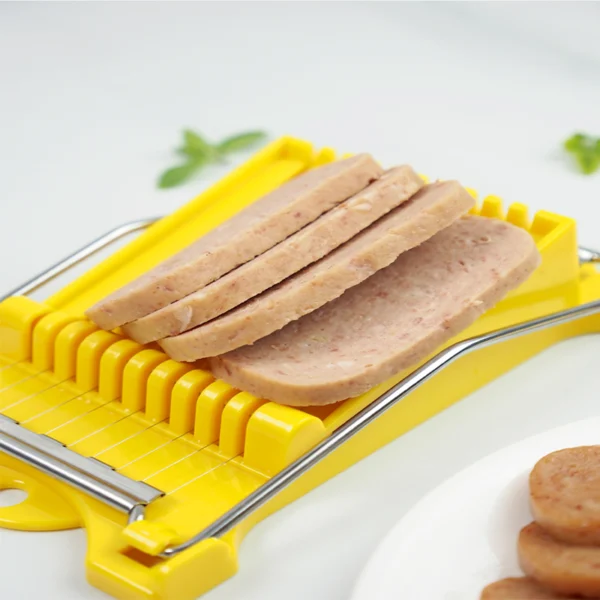 Multi-Function Luncheon Meat Ham Potato Egg Slicer013 family using multi-function slicer for home meal prep