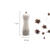 6-Inch Ceramic Pepper Grinder016 Adjustable stainless steel rivet of manual pepper grinder for coarse or fine powder